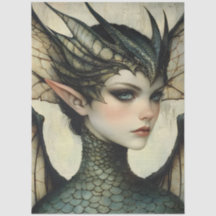 Gothological Mythological Nymph Fantasy Dragon