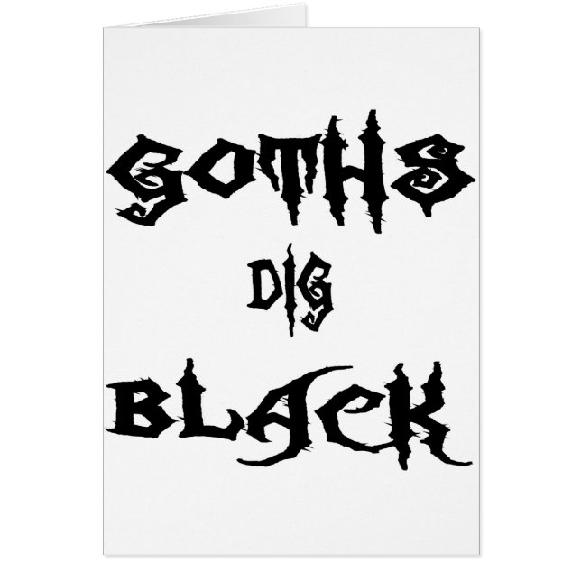 Goths Grabungs-Schwarzes (Vorne)