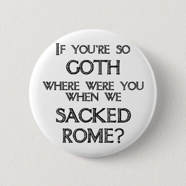 Goths u. Vandalen Button (Vorderseite)