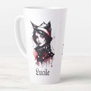 Gótica peluca para el gato por ella: Gato de amor Milchtasse