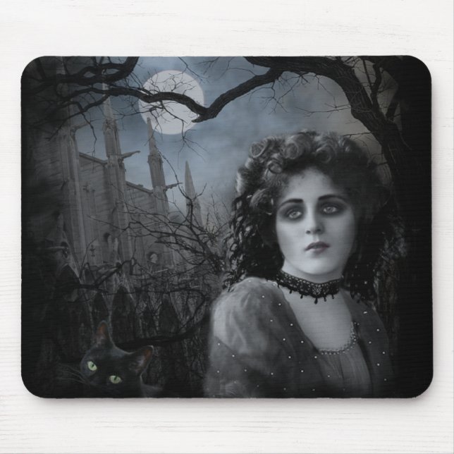 Gotik-Nacht-Mauspad Mousepad (Vorne)
