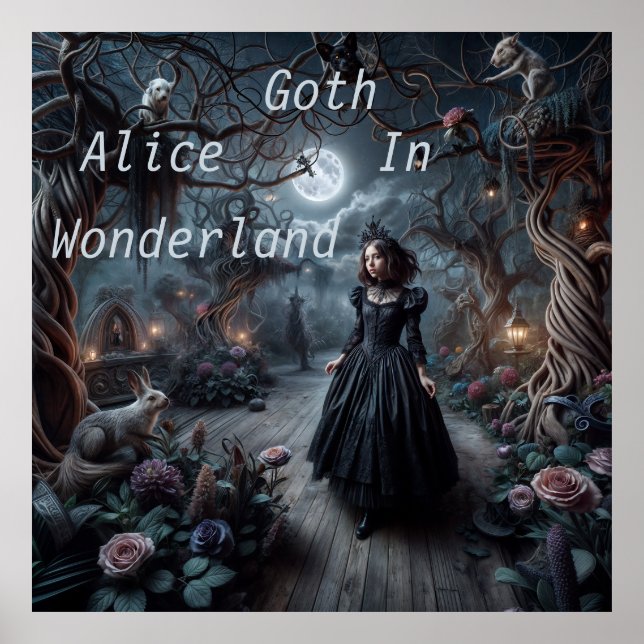 Gotische Alice im Wunderland herunterladen Poster (Vorne)