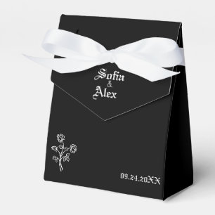 Gotische Aquarellfarben-Rose Geschenkschachtel