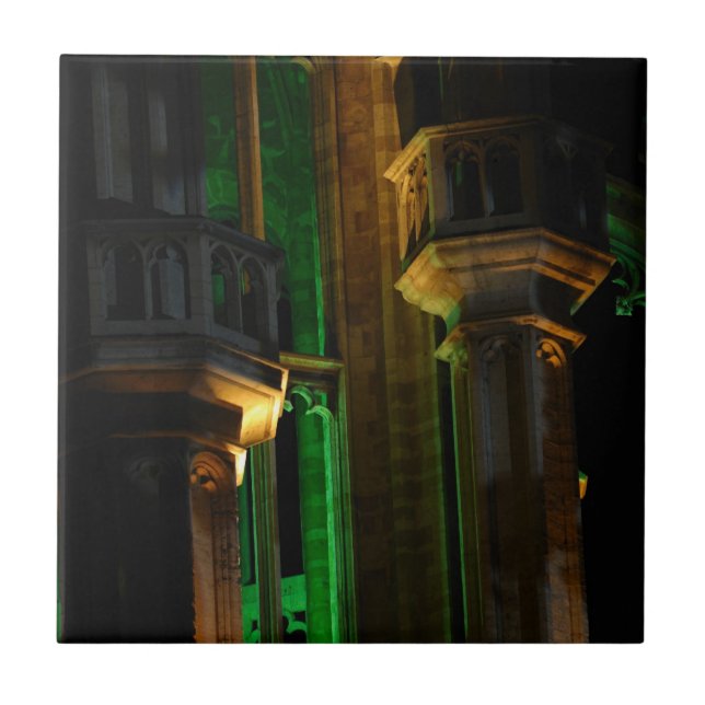 Gotische Architektur Fliese (Vorderseite)