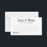 Gotische Beratung und Hochzeitskarte<br><div class="desc">Passen Sie diese gotisch inspirierte Hochzeitskarte an und personalisieren Sie sie. Es stehen Bearbeitungsoptionen zur Verfügung.</div>