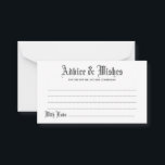 Gotische Beratung und Hochzeitskarte Hinweiskarte<br><div class="desc">Passen Sie diese gotisch inspirierte Hochzeitskarte an und personalisieren Sie sie. Es stehen Bearbeitungsoptionen zur Verfügung.</div>