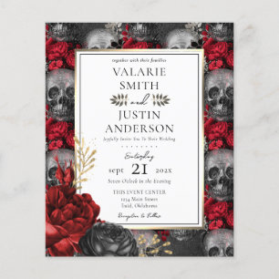 Gotische Blütenschwärme, die alle in einer Fliege 