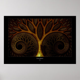 Gotische Bögen Poster