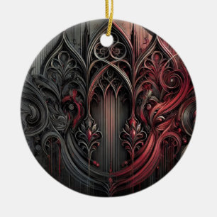 Gotische Elegance Keramik Ornament