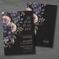 Gotische Elegante Rose Blumenhochzeit