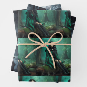 Gotische Eleganz - Drei Designs Geschenkpapier Set