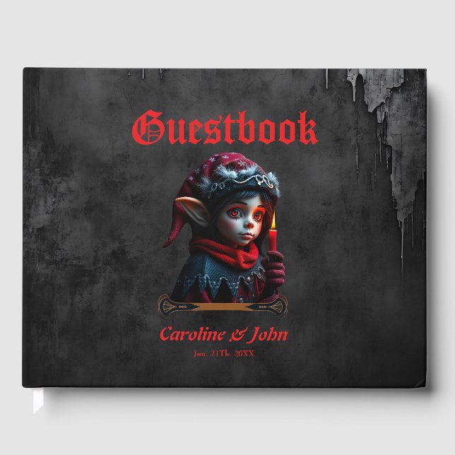 Gotische Elfenzauber unter Vollmond. Gästebuch (Vorderseite)