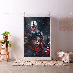 Gotische Elfenzauber unter Vollmond. Stoff