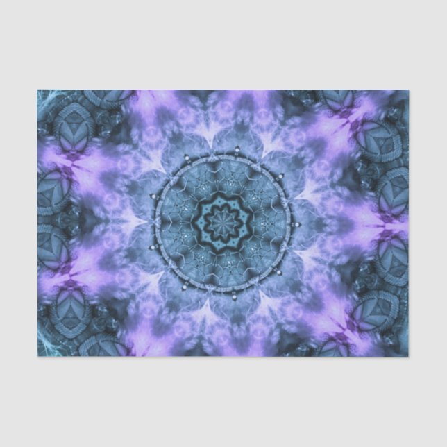Gotische Fantasie-Mandala Seidenpapier (Vorderseite)