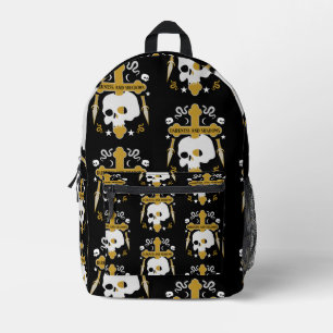 Gotische Fashion Bags und Accessoires Bedruckter Rucksack