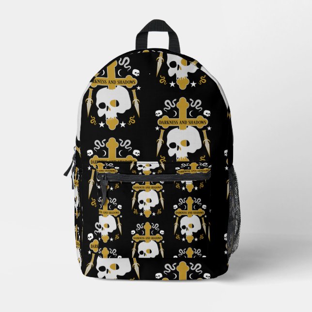 Gotische Fashion Bags und Accessoires Bedruckter Rucksack (Vorderseite)