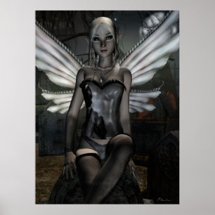 Gotische Fee Serie TRINITY Fantasy Art Poster