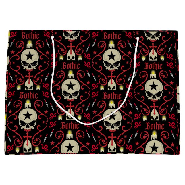 Gotische Geschenke und Zubehör Große Geschenktüte (Vorderseite)