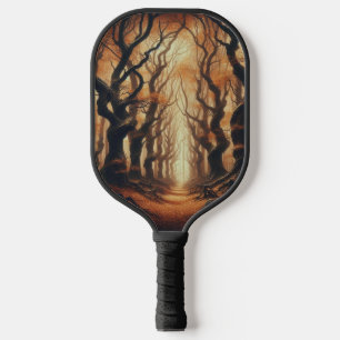 Gotische Herbstwälder Pickleball Schläger