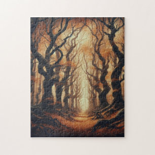 Gotische Herbstwälder Puzzle