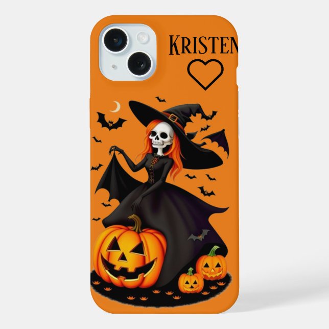 Gotische Hexe iPhone Hülle (Rückseite)