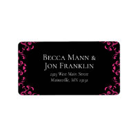 Gotische Hochzeit in Pink und Schwarz