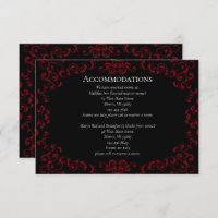 Gotische Hochzeit mit schwarzem Swirl