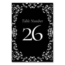 Gotische Hochzeit mit schwarzem Swirl