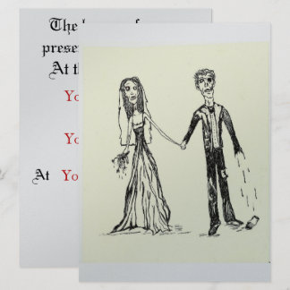 gotische Hochzeitseinladungen Einladung