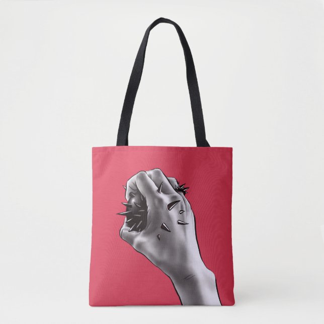 Gotische Horrorkunst - erstochene Hand (Vorderseite)