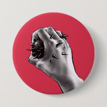 Gotische Horrorkunst - erstochene Hand