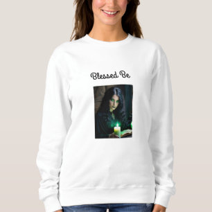 Gotische Hübsche Hexe, dunkles Thema Sweatshirt