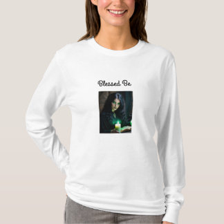 Gotische Hübsche Hexe, dunkles Thema T-Shirt