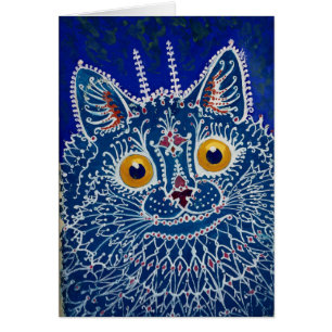 Gotische Katze durch Louis Wain