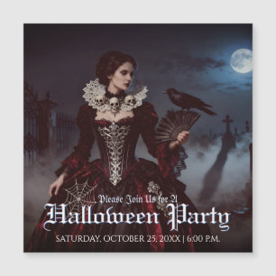 Gotische Königin auf dem Friedhof von Monlit Magnetkarte