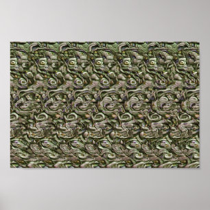 Gotische Kreatur - Versteckter 3D-Druck Poster