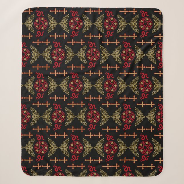Gotische Kunstzubehör Sherpadecke (Vorderseite)