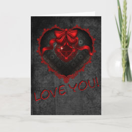 Gotische Liebe Karte