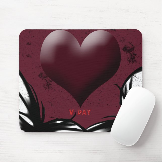 Gotische Liebe Mousepad (Mit Mouse)