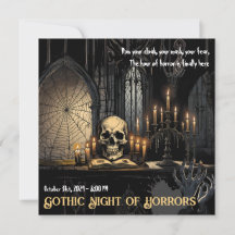 Gotische Nacht der Horror - wagen Sie es, in den A