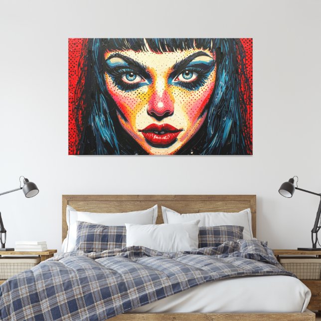 GOTISCHE ÖDNIS 2 LEINWANDDRUCK (Insitu (Schlafzimmer))