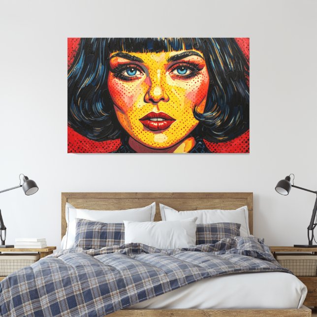 GOTISCHE ÖDNIS 4 LEINWANDDRUCK (Insitu (Schlafzimmer))