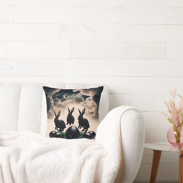 Gotische Ostern - Dunkle Bunnies und geheimnisvoll Kissen (Liege)