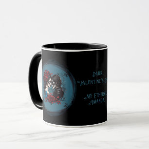 Gotische Paare lieben Valentinstag Tasse