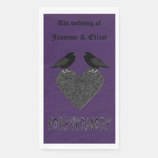 Gotische Ravens und maßgeschneiderte Hochzeit des  Serviette