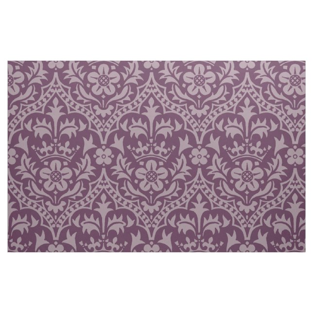 Gotische Revival Crowned Rose Stoff (Fat Quarter (45,7 x 55,9 cm))