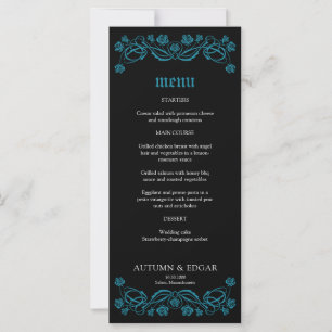 Gotische Rose Hochzeitsmenü