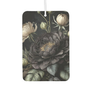 Gotische Rose Schwarze Blume Autolufterfrischer