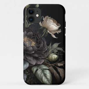 Gotische Rose Schwarze Blume Case-Mate iPhone Hülle