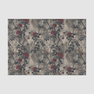 Gotische Rose Seidenpapier